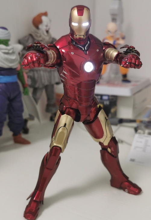 钢铁侠mk3发光版手办模型中动漫威格纳库m...