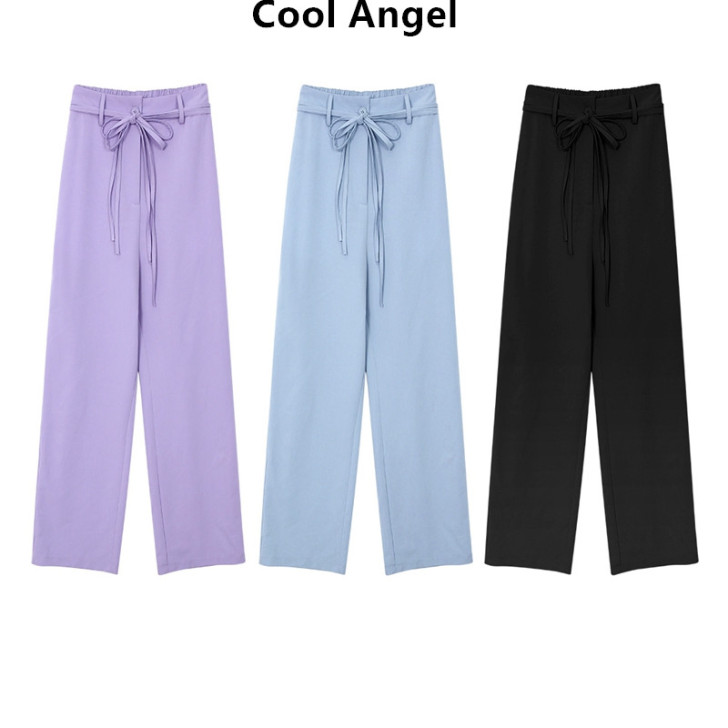 休闲裤只穿过一次，蓝色的，显腿长，面料很舒...