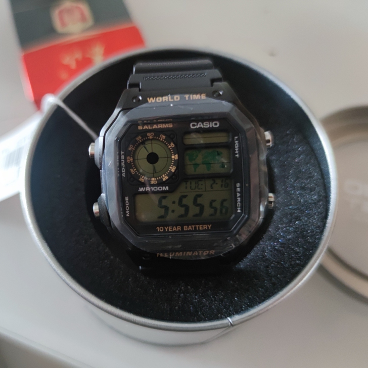 全新Casio AE1200-WH-1B