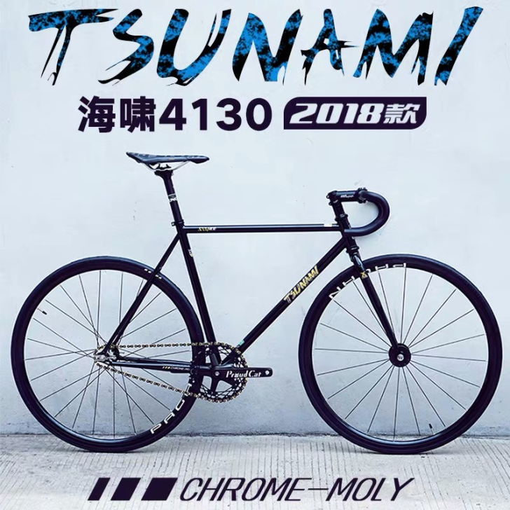 77海啸4130死飞AV动作钢架复古竞速整...