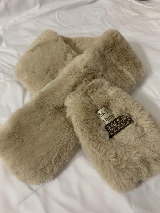 全新 女生女士围脖保暖百搭仿兔毛秋冬