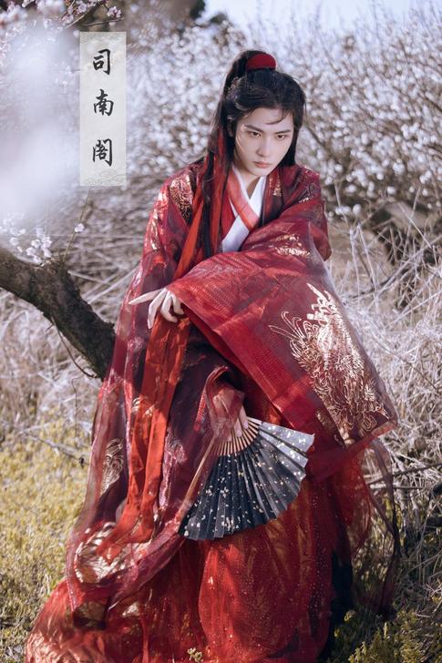 |司南阁| 原创  夜罗 汉服 男女款交领...