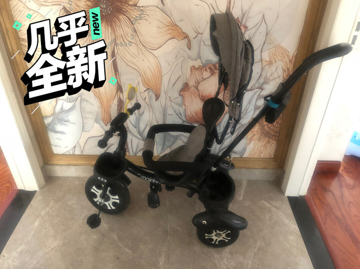 儿童小推车三轮车 自行车 婴儿幼儿推车脚踏...