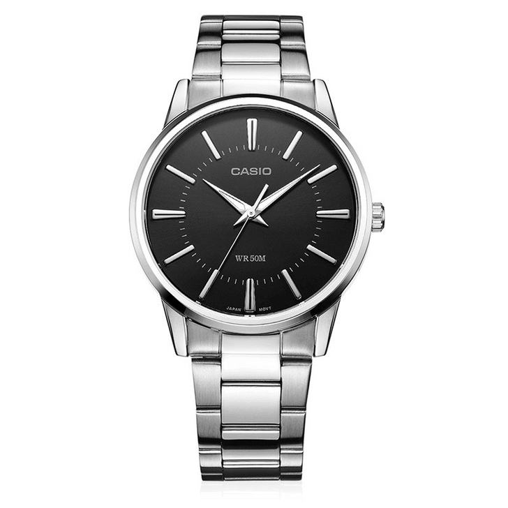 香港直邮 卡西欧手表男简约钢带防水男表薄款...