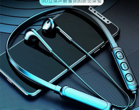 运动蓝牙耳机  跨境爆款颈挂无线蓝牙5.0...