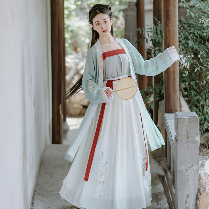 茗月萱汉服 上身m下身L
