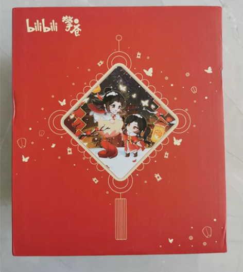 擎苍天官赐福手办展示盒 微瑕疵，见图 可小刀