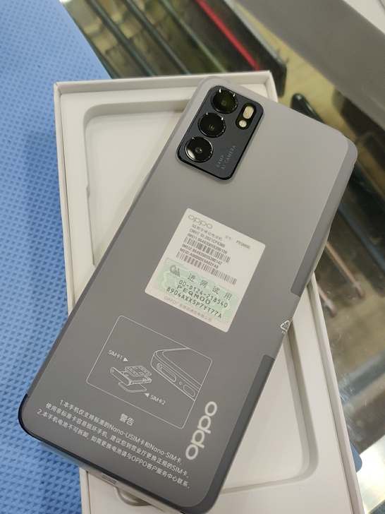 全新OPPO Reno6 夜海12+256g