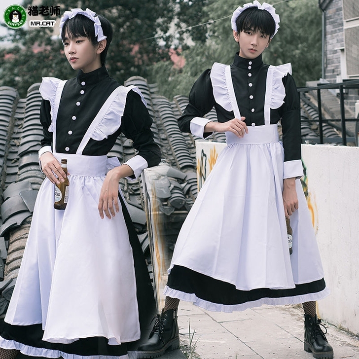 【猫老师家男仆全新m码 送狼尾假发】