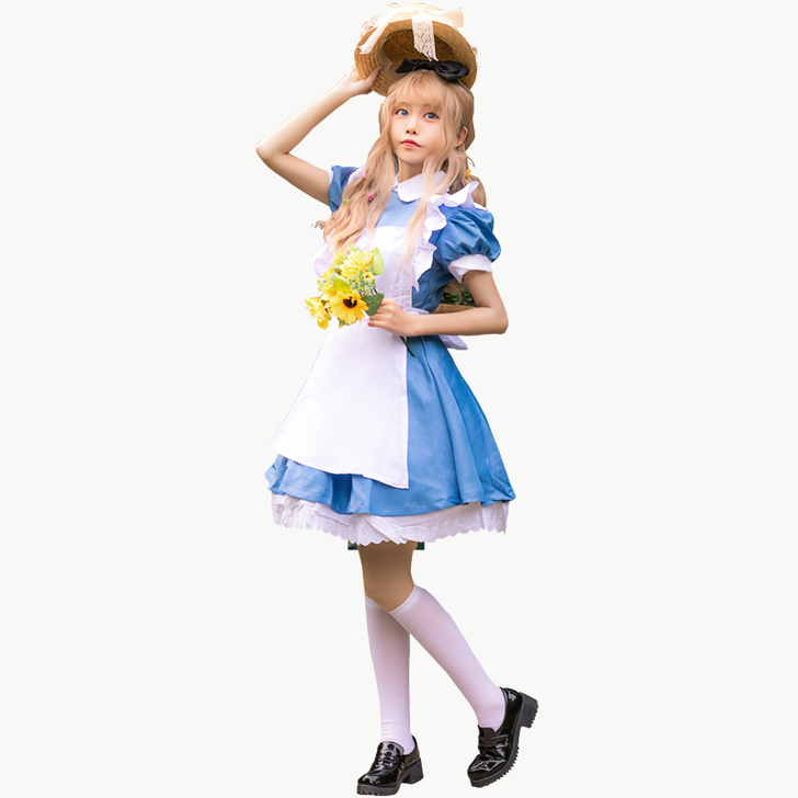 猫老师 Cosplay女装穿了一两小时