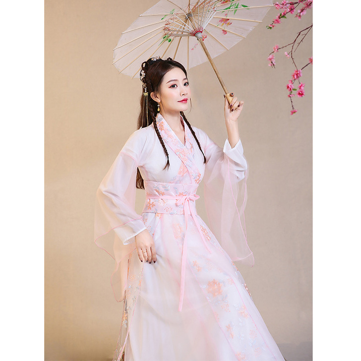 穿过一次，很新！超仙！原创汉服女古装超仙气...