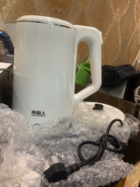 全新南极人电热烧水壶，家用不锈钢烧水壶包邮寄