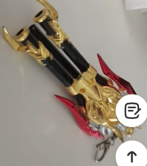 王者荣耀刘备的手办武器，当时6年前50块钱...