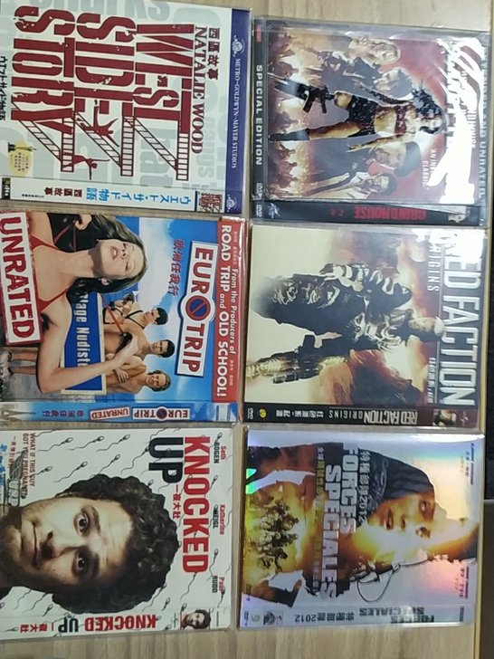 简装国外dvd影碟影片，3元一张，运费10...