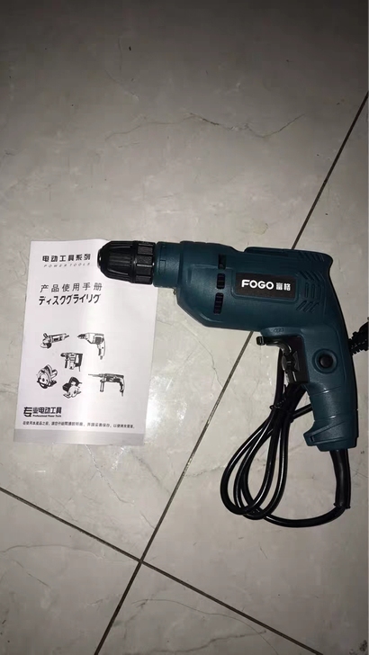手电钻电钻家用工具220V插电手钻电动螺丝...