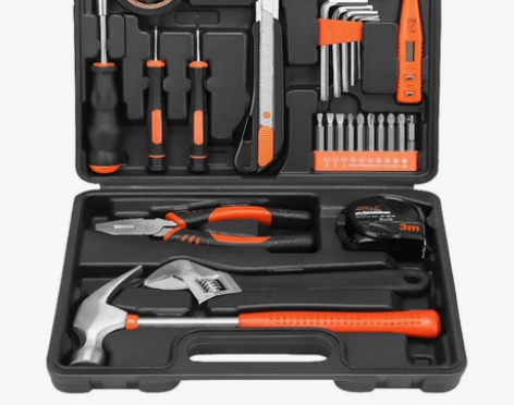 久克家用工具箱套装工具组合五金维修工具箱J...