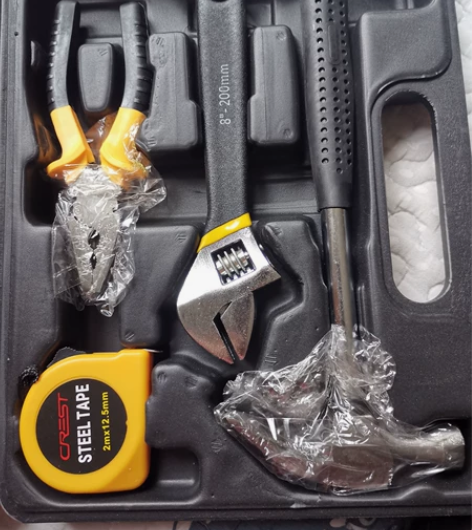 家用多功能工具箱，全新未使用，买新房送的，...