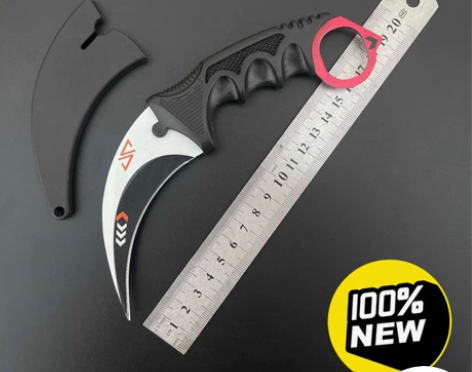 CSGO爪子刀战狼鹰爪刀户外防身随身弯刀多...