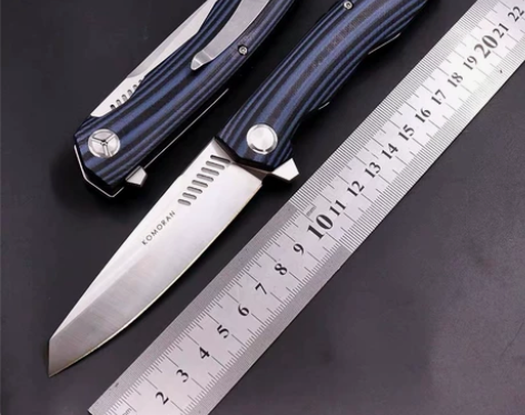 正品包邮随身918钢+G10手柄户外防身刀...