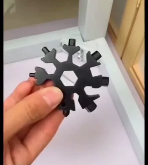雪花扳手多功能家居组合工具便携带小型起瓶器...
