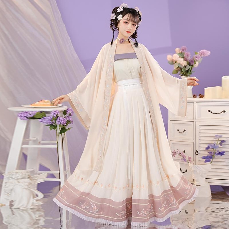 清梳原创芳华宋制汉服女中国风古装夏季薄款超...