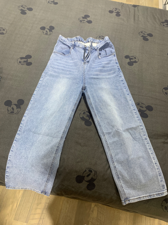 宽松牛仔裤 料子巨舒服
