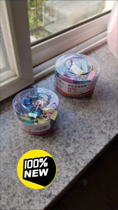 彩色长尾夹/试卷夹办公文具