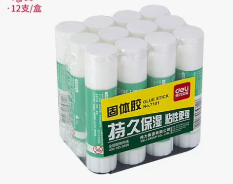 得力7102固体胶11支装9g21g36g...