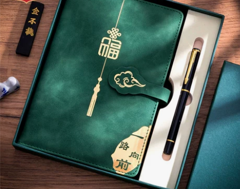 日记本 笔记本记事本日记本办公子中国风商务...