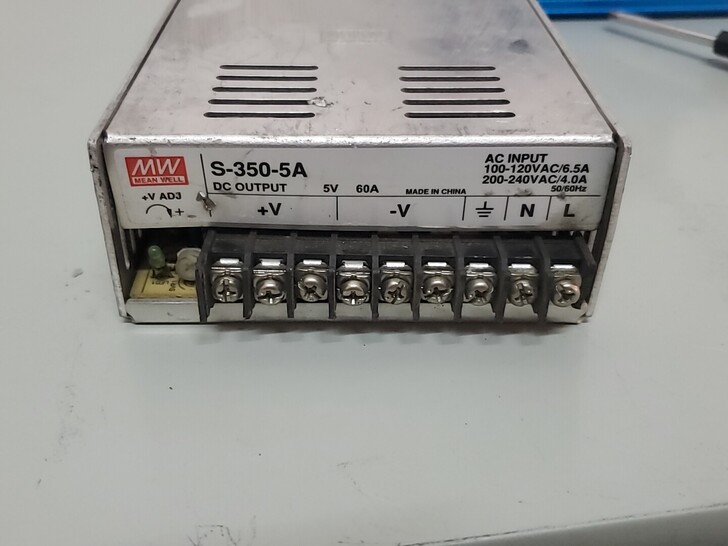 明纬电源S-350-5A5V60A外观不是...