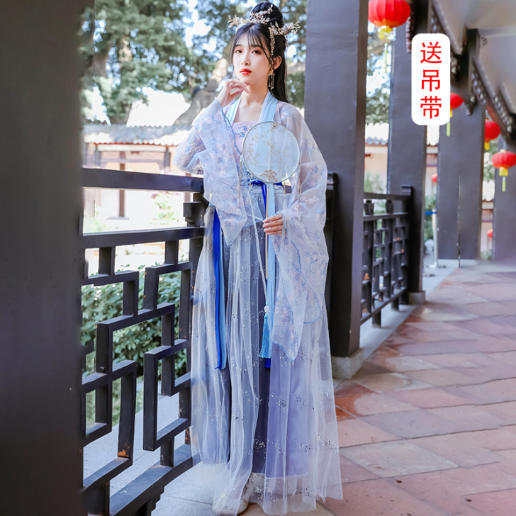 花神赋汉服女中国风仙气飘逸广袖齐胸齐腰襦裙...