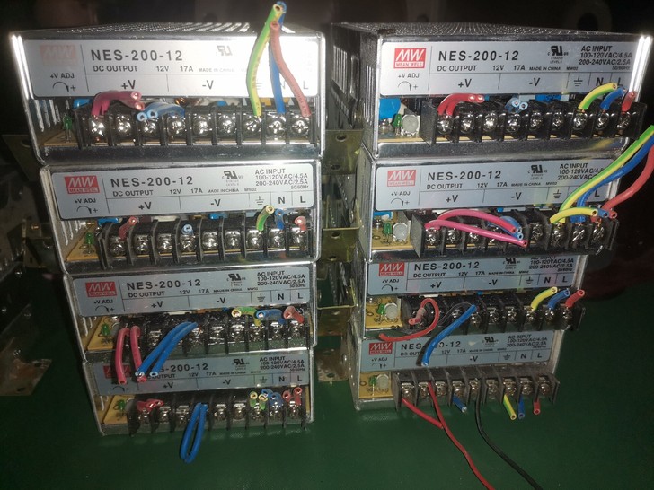拆机电源12v17a   明纬mw nes...