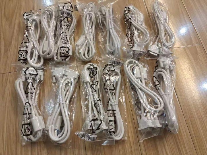 冠捷原装电脑连接线DVI线VGA线全新包质量