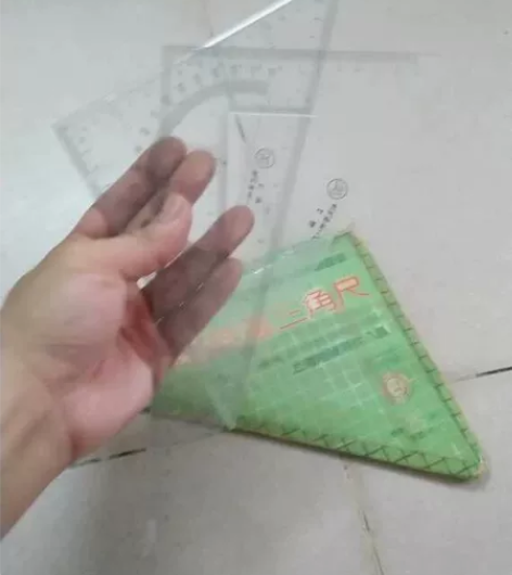 几十年上海产老绘图三角板，保护得很好还有八...