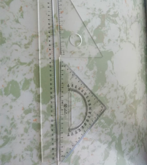 老式有机玻璃格尺三角尺 感兴趣的话点“我想...