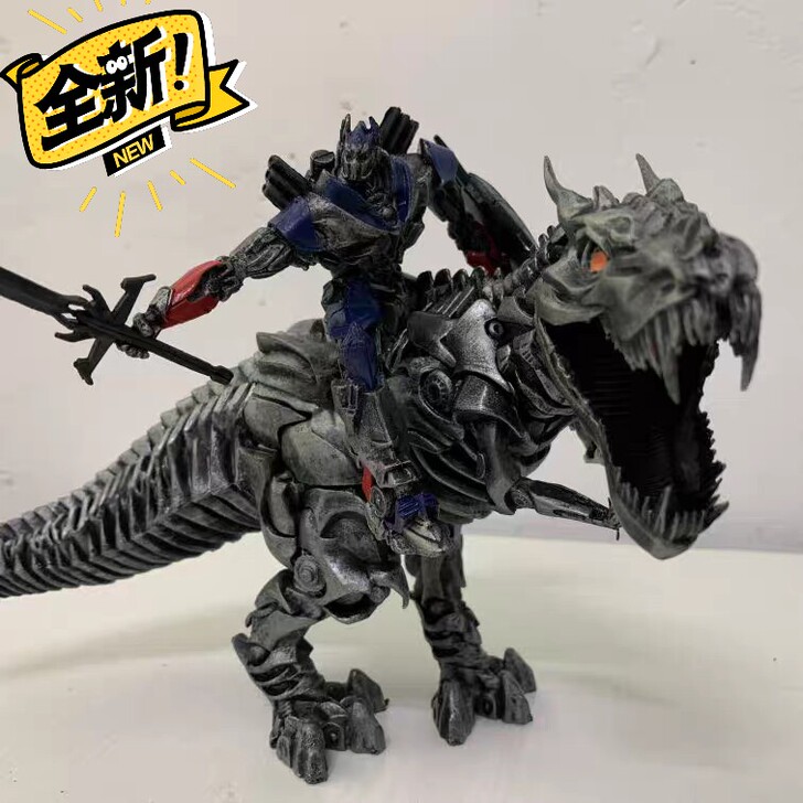 变形金刚电影5擎天柱钢索4霸王龙恐龙雕像 ...