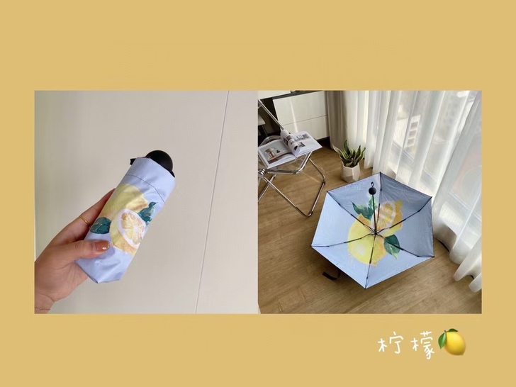 全网独家定制动漫版水果五折伞