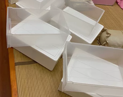 搬家出五个收纳箱 抽屉式收纳箱透明家用衣服...