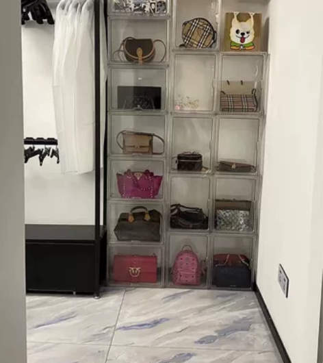 【清仓处理】包包收纳盒全亚克力六面透明包包...