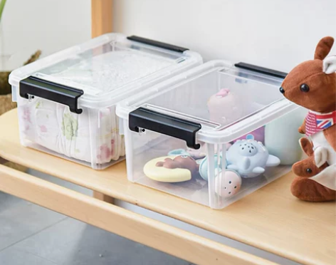 禧天龙透明收纳箱 透明收纳箱整理盒塑料有盖...