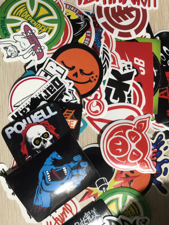 滑板贴纸 一元三张