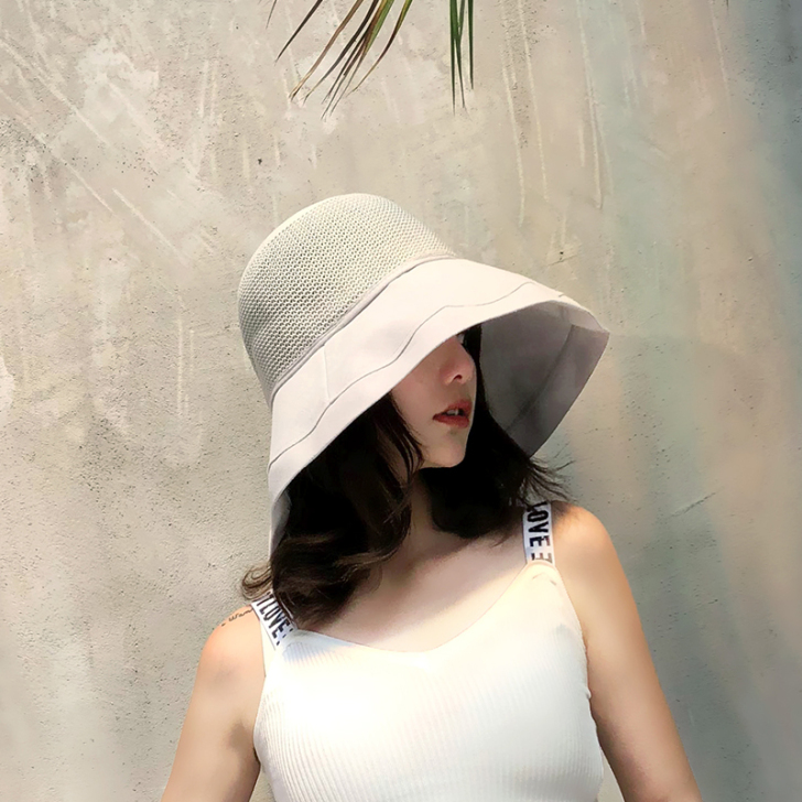 艺殊 帽子 防晒太阳帽 头顶有网 透气 二...
