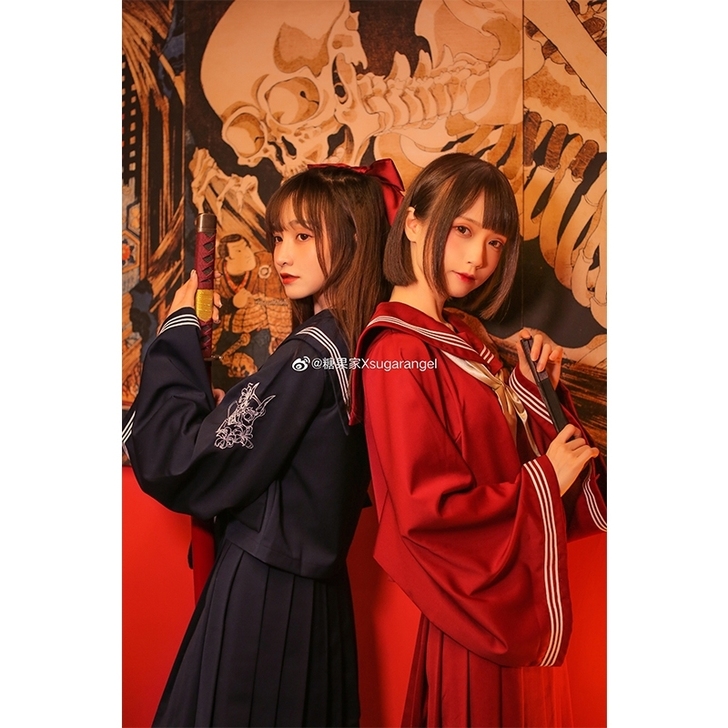 昭和二团不良刺绣jk制服