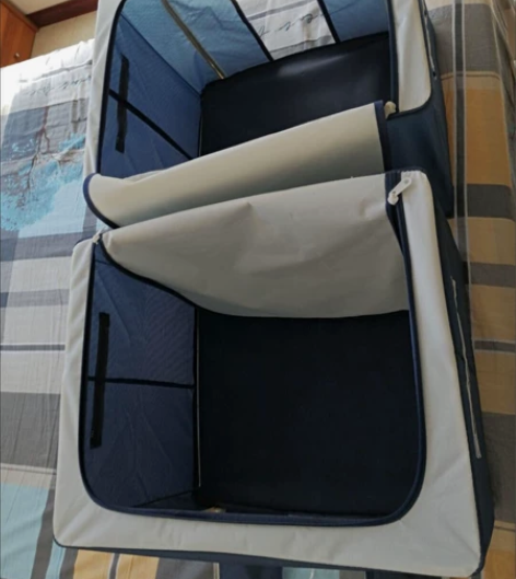 全新出两个大号布艺收纳箱收纳袋，结实能装！...