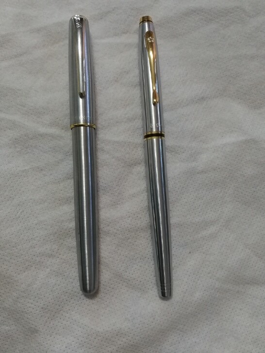 英雄704/金星728两支钢笔打包包邮#