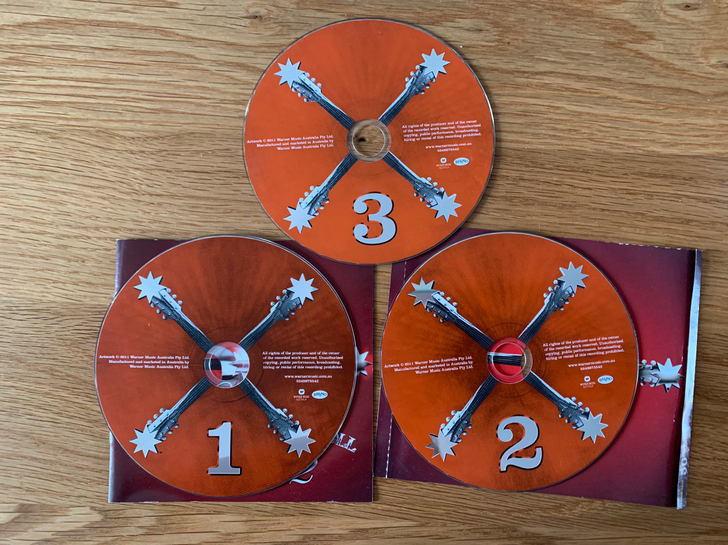 澳大利亚50年摇滚乐合集,3CD 全新没盒。