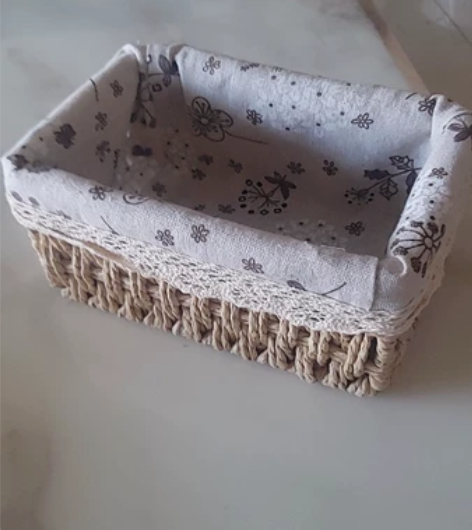 藤编收纳篮收纳筐 小巧精致,很漂亮,质量好...