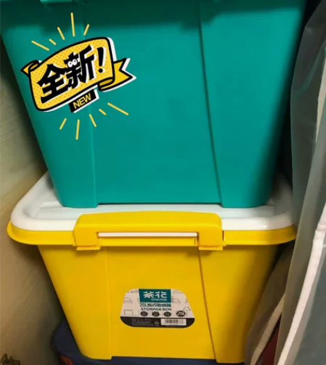 茶花收纳箱 整理箱 2个 包邮 全新 35...