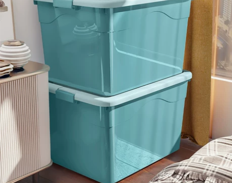 储物箱 衣物储物箱特大号塑料收纳箱加厚有盖...