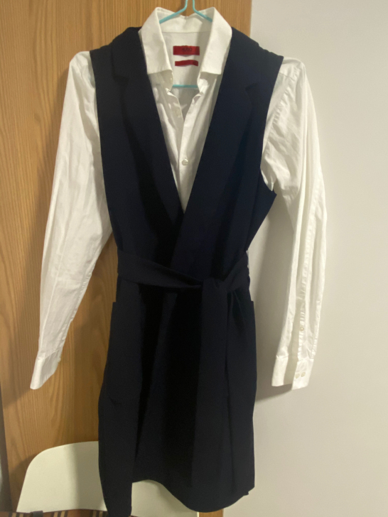 zara 重工 连衣裙马甲